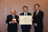 猿島ばやし保存会 平成29年度地域文化功労者表彰を受賞