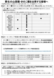 注意喚起チラシ