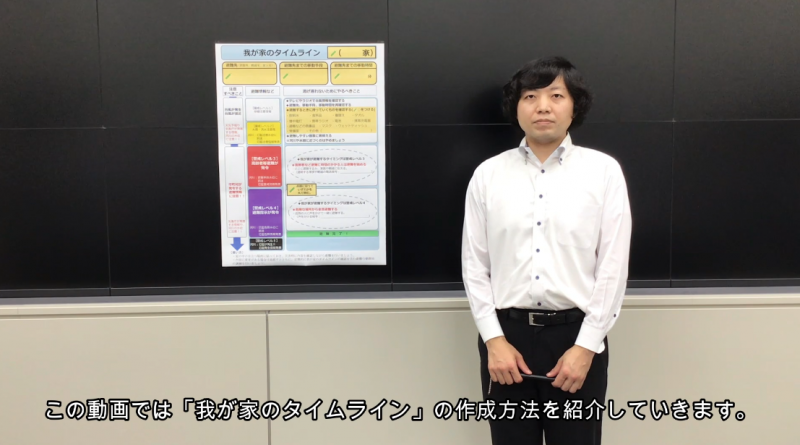 我が家のタイムライン作成動画
