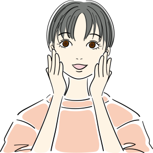 笑う女性
