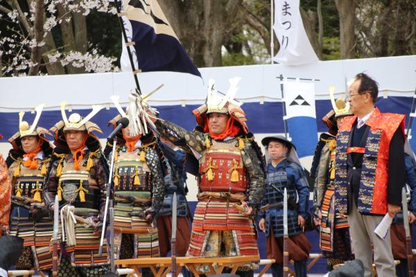 逆井城まつり 出陣式