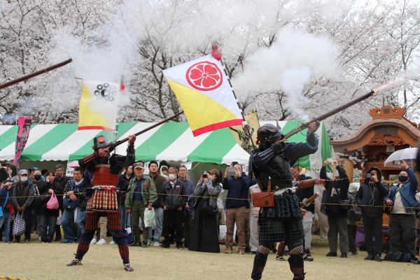 逆井城まつり 鉄砲隊