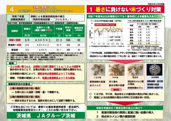 暑さに負けない米づくり1