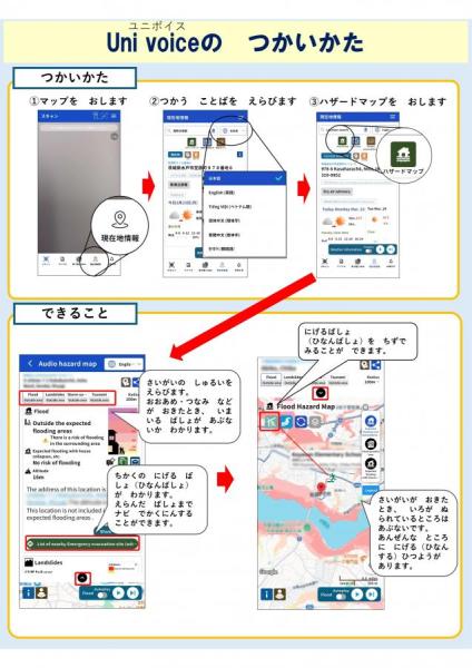 耳で聴くハザードマップ4