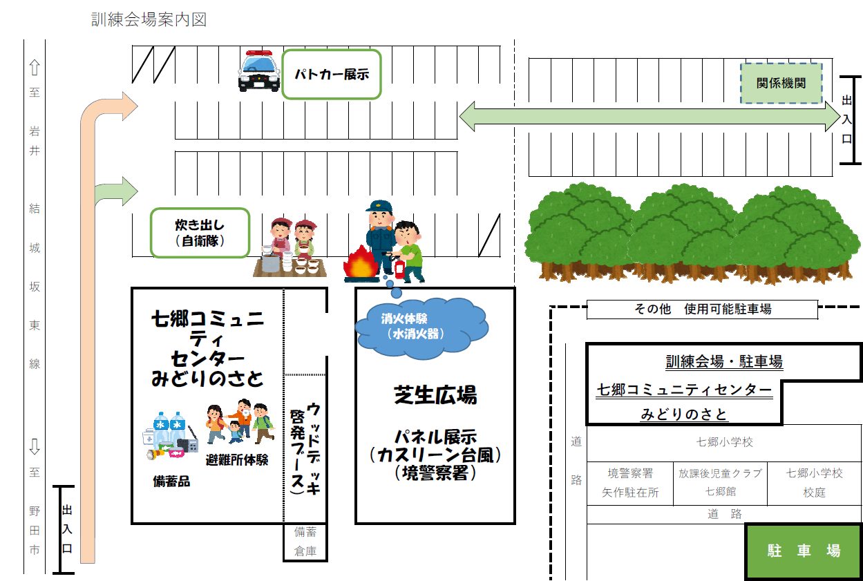 R7防災訓練チラシ（裏）