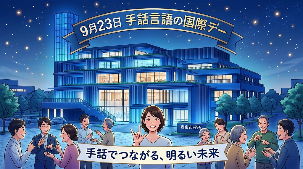 手話言語国際デー(坂東市)