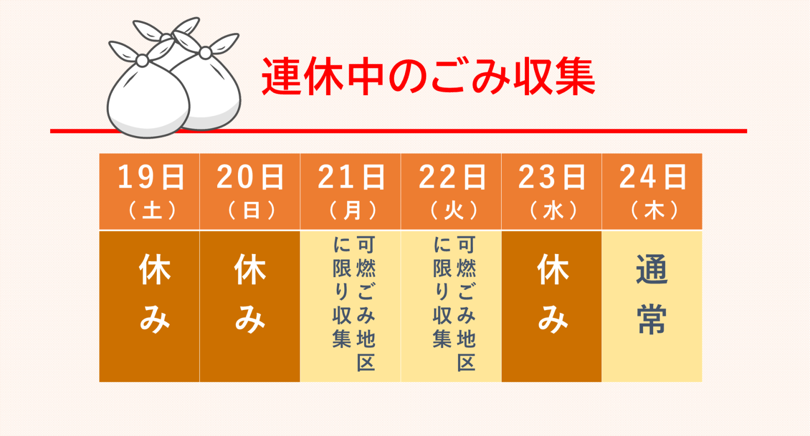 R8年9月のごみ収集